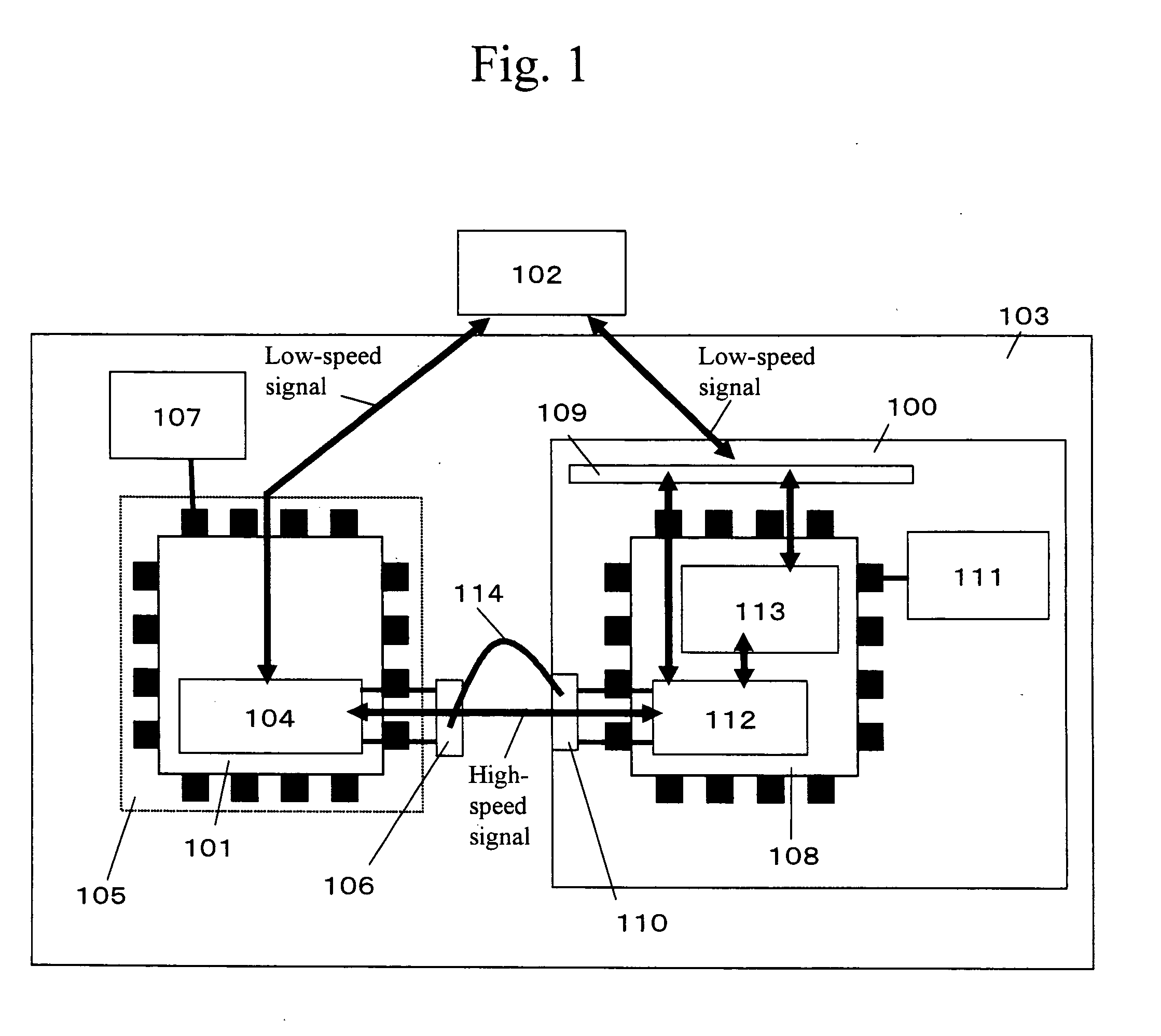 High-speed interface circuit test module, module under high-speed interface circuit test, and high-speed interface circuit test method