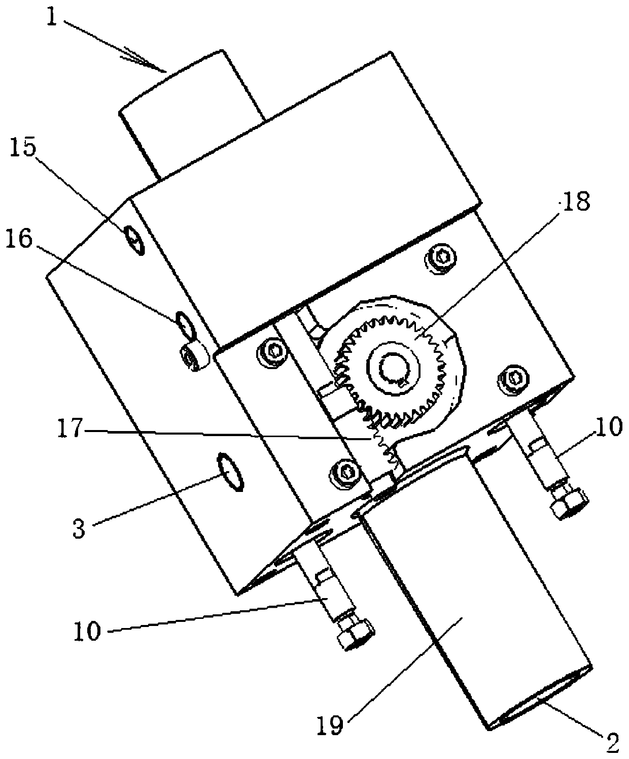 Sand ejection nozzle