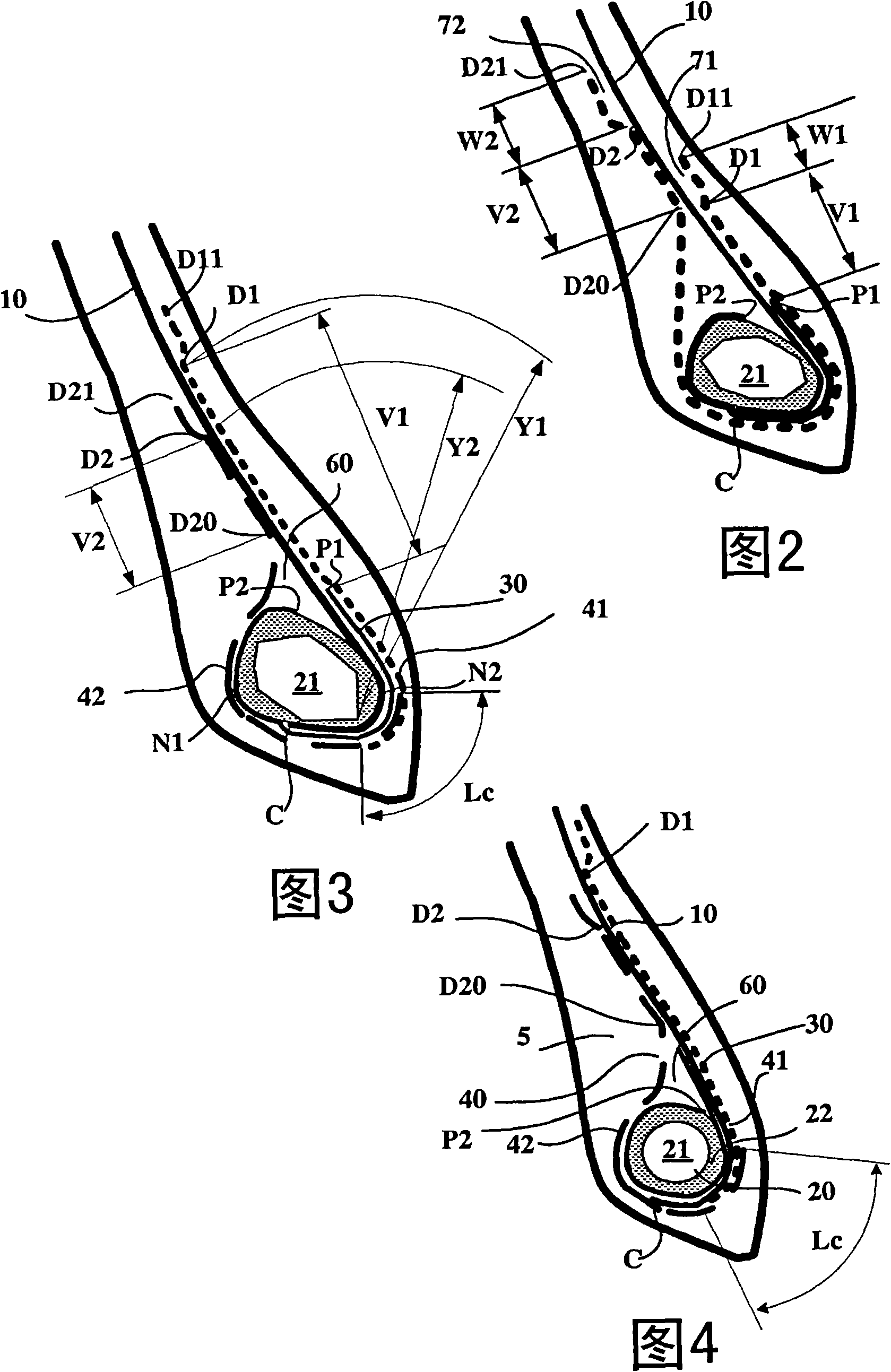 Tyre bead structure