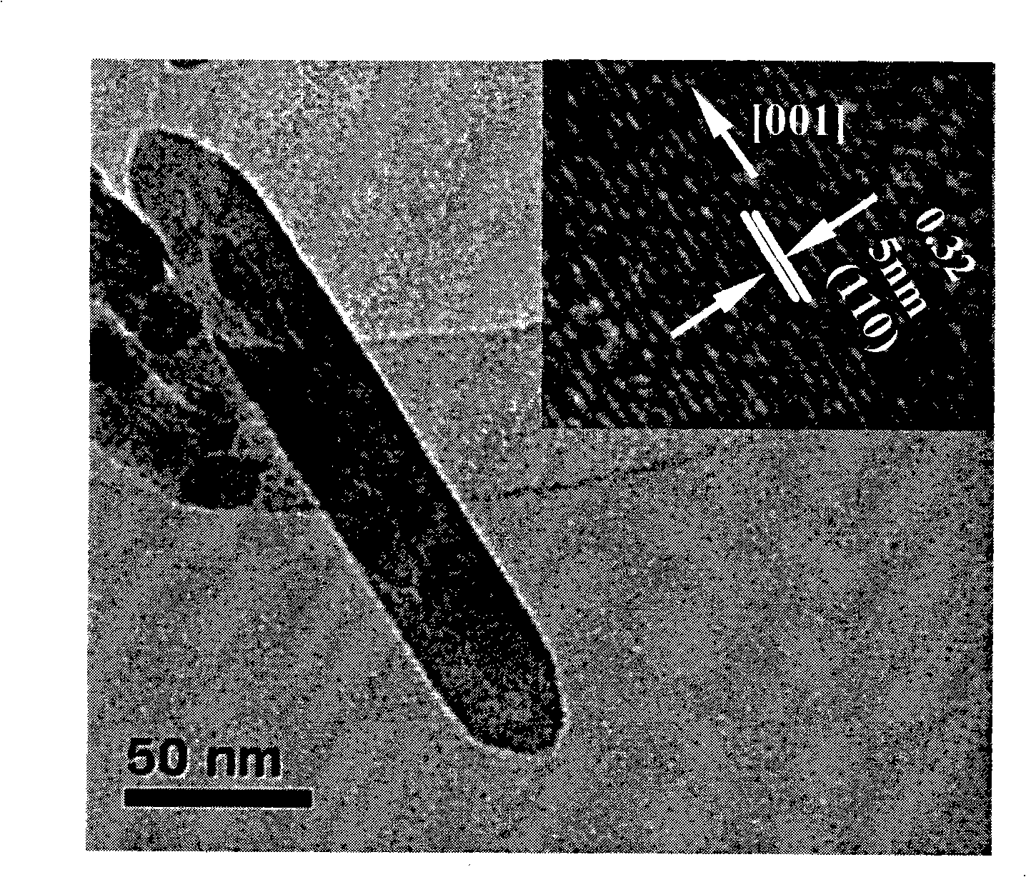 Method for controllable synthesis of pure phase anatase, red schorl, brookite titania nanorod