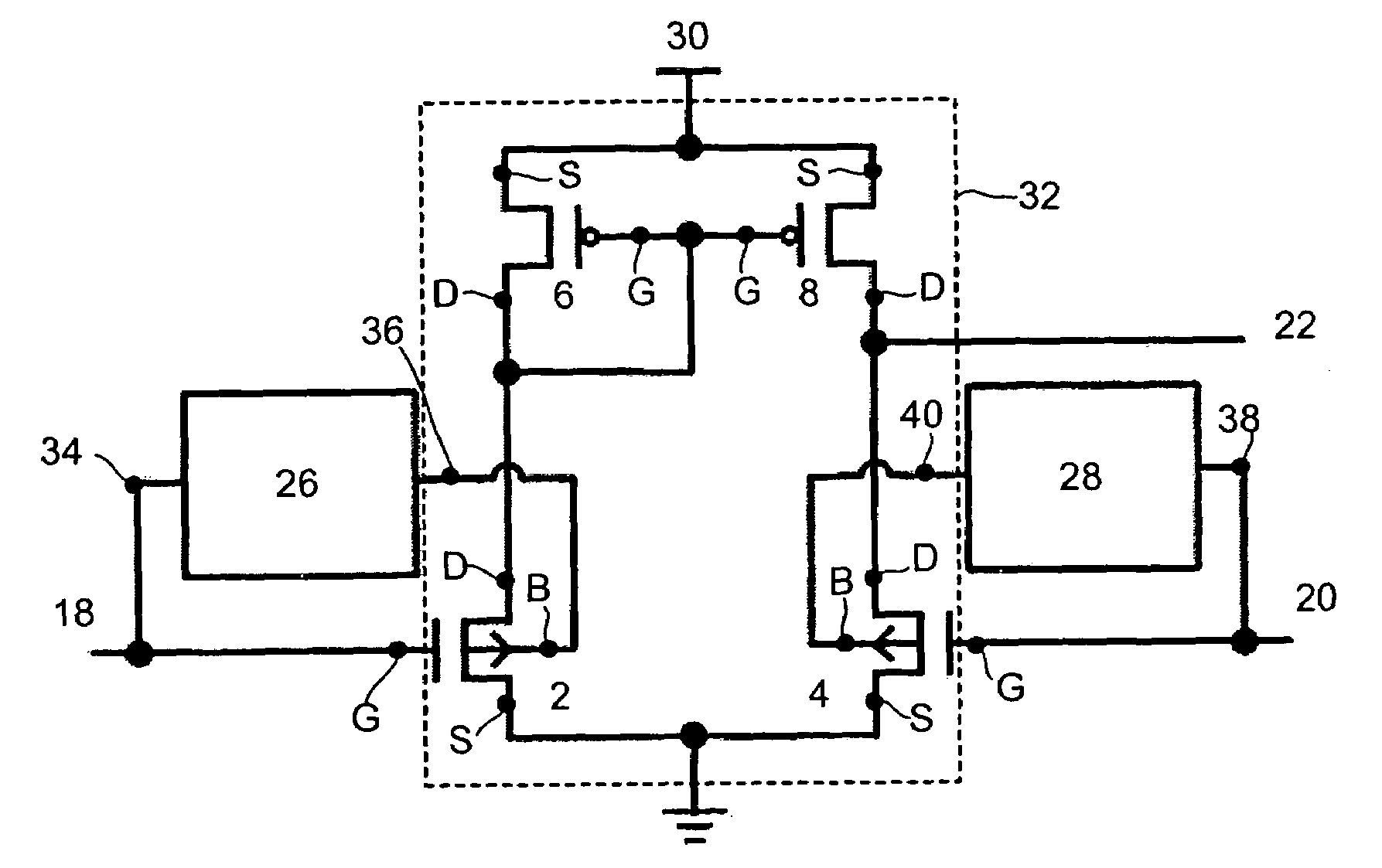 Level shifter with body-biased circuit