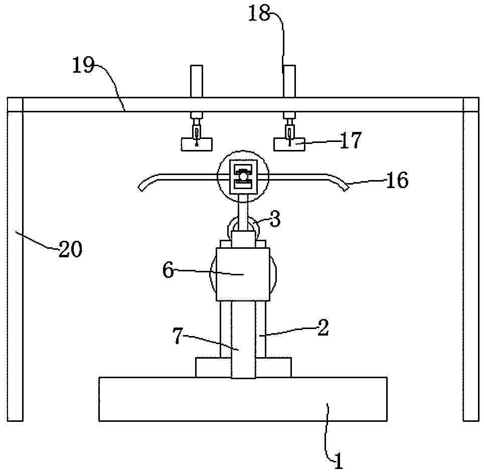 A pantograph slide double-head grinding device and grinding method thereof