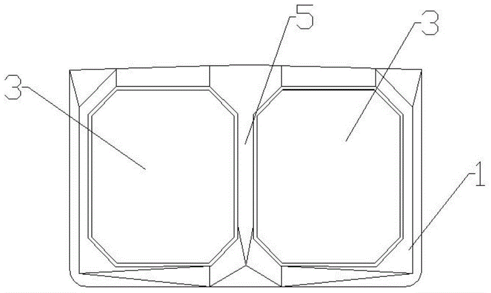 Floating liquefied natural gas production, storage and unloading device adaptive to adverse sea conditions