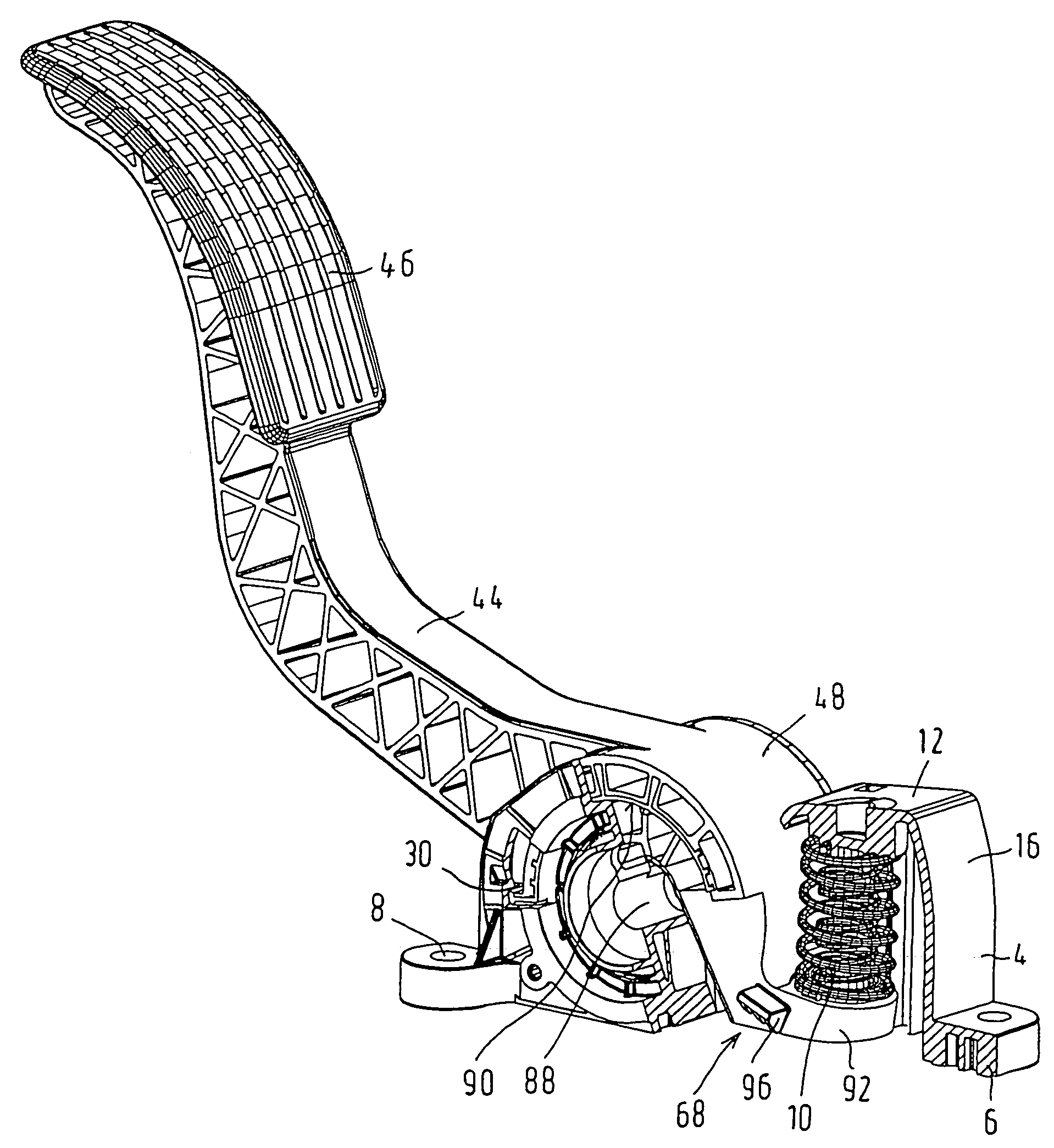 Accelerator pedal module