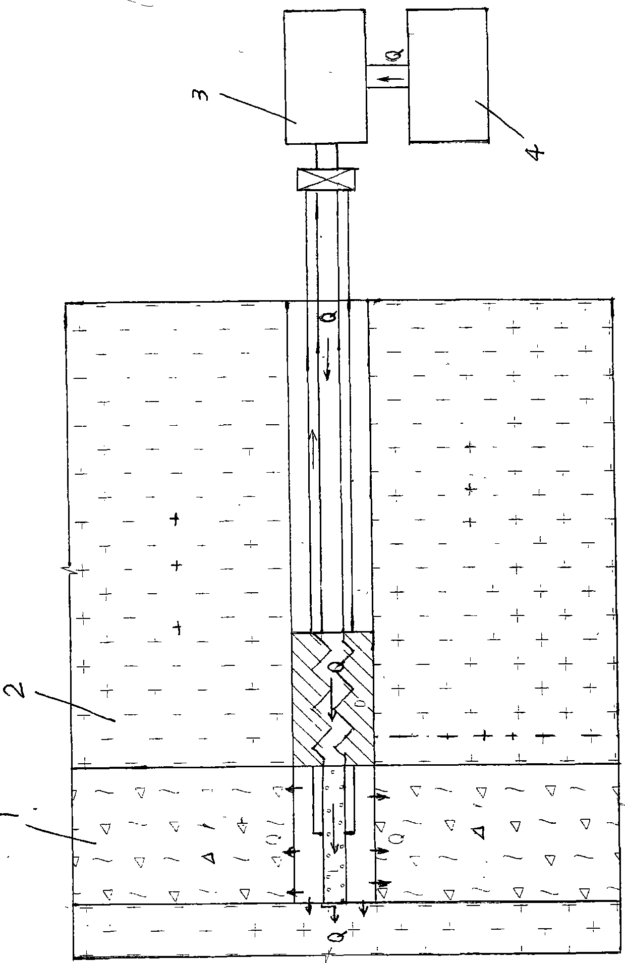 Seepage deformation test method for hydropower station dam coastal construction soft rock zone