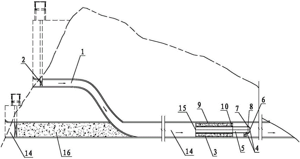 Vent hole or extraordinary spillway arrangement system and method of opening and closing