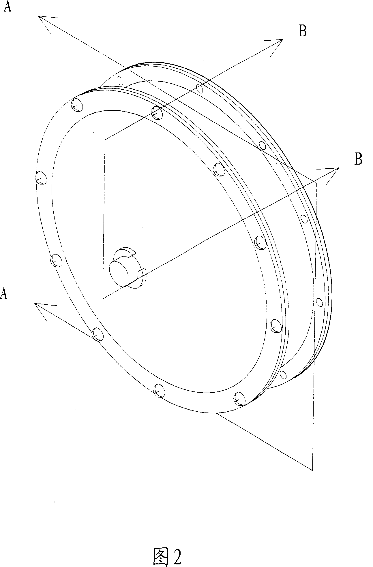 Radial series rotary electric machine