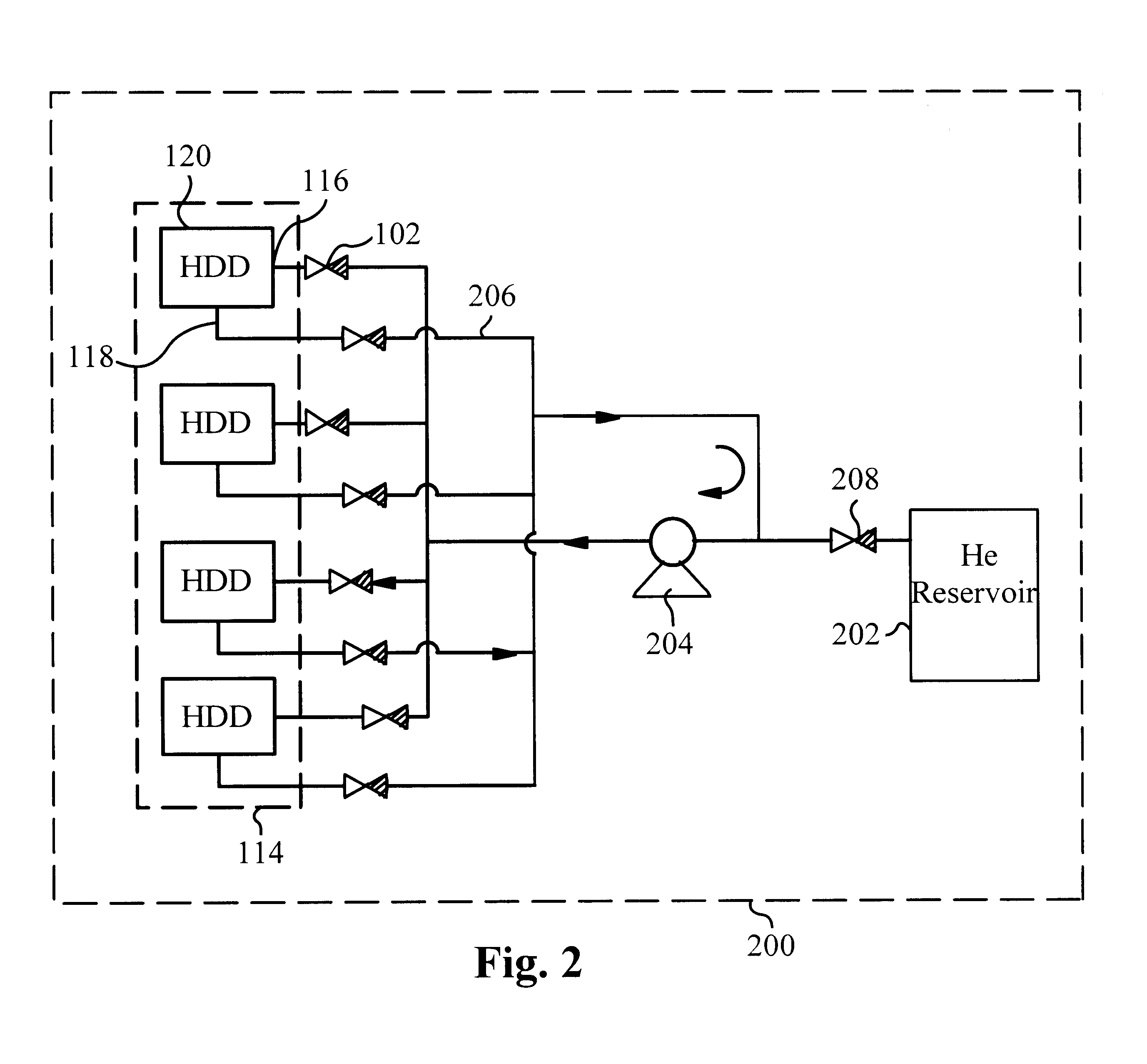 Disk array system with internal environmental controls