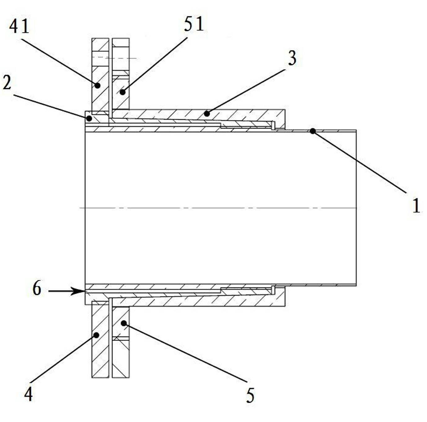 Connection structure of cold-insulation superconducting cable shielding layer current lead and assembly method thereof