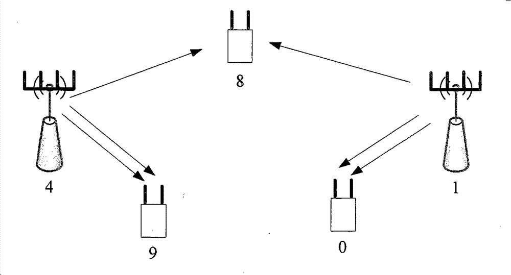 Method for determining pilot frequency pattern for mobile terminal in base station of multi-carrier MIMO system