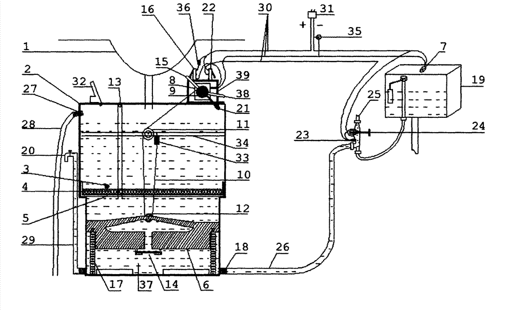 Full automatic water-saving device for bathroom accessory