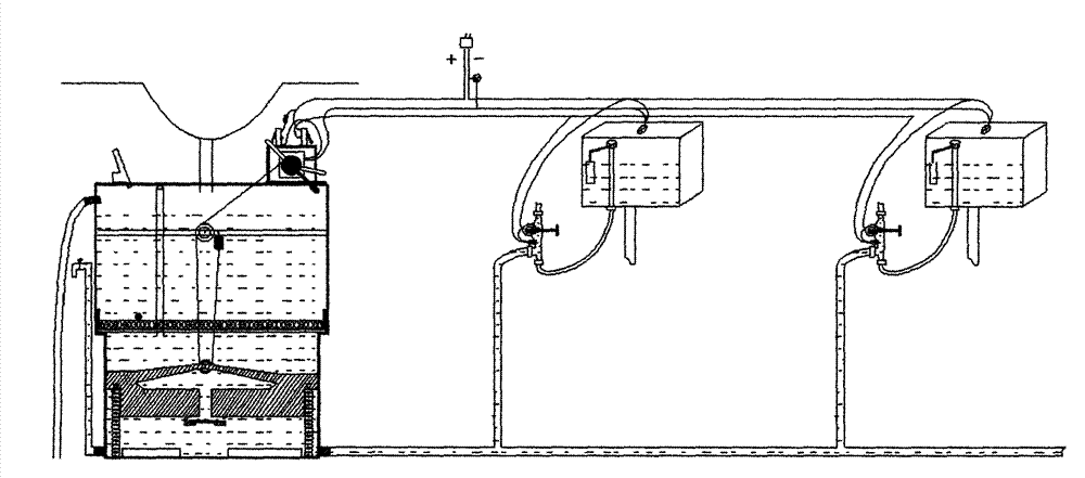 Full automatic water-saving device for bathroom accessory