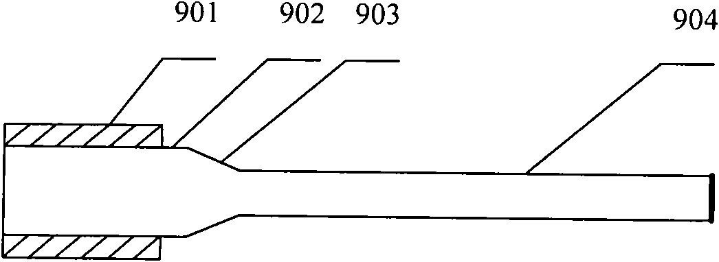 Array fibre evanescent wave biosensor system