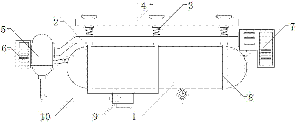 Water sprinkler for cooling brake of heavy-duty car