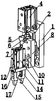 Pressure applying device of steel pipe for agricultural greenhouse construction