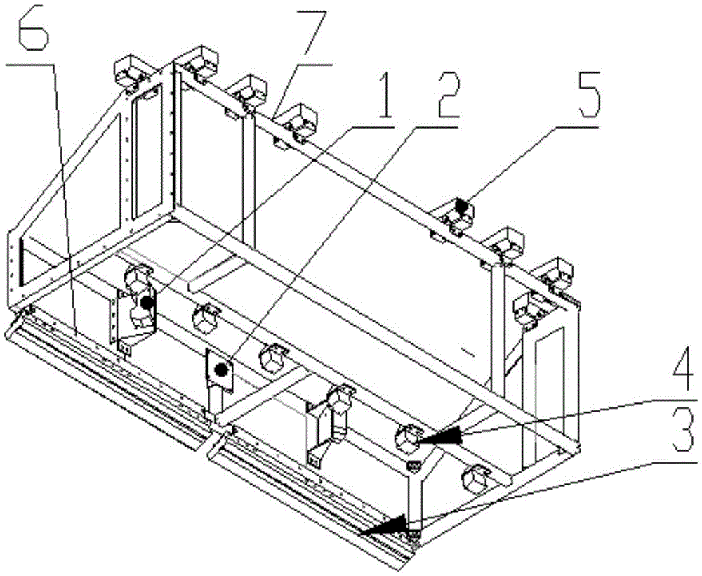 High-speed rail track measuring device and method