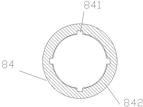 Trimming device for curbstone on garden road and capable of reducing dust and using method of trimming device