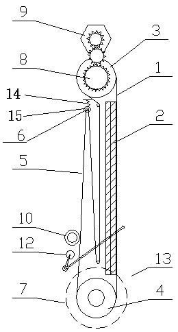 Teaching blackboard with large writing amount