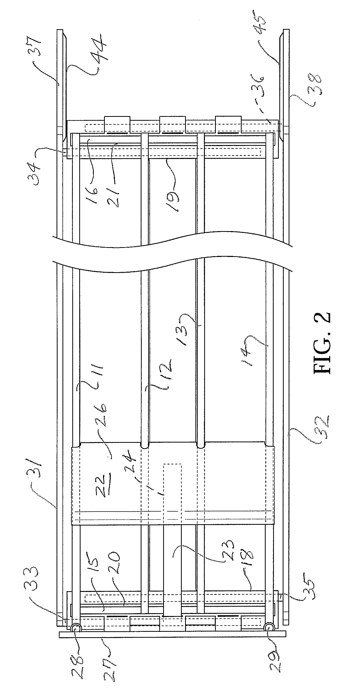 Width-adjustable product display tray with novel mounting arrangement