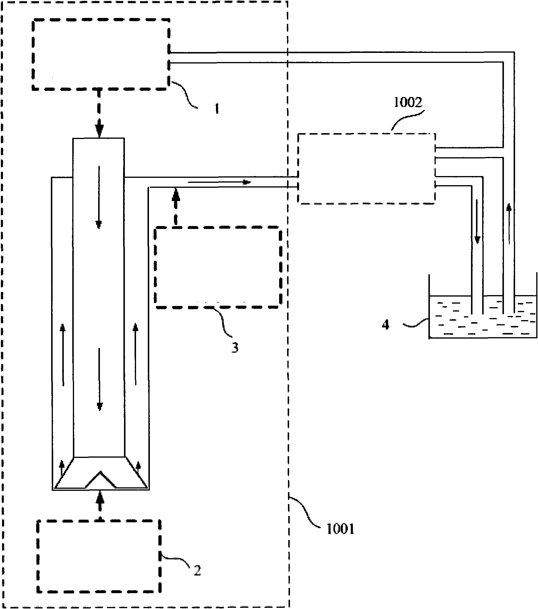 Underground working condition simulation method for controlled pressure drilling experiment and test