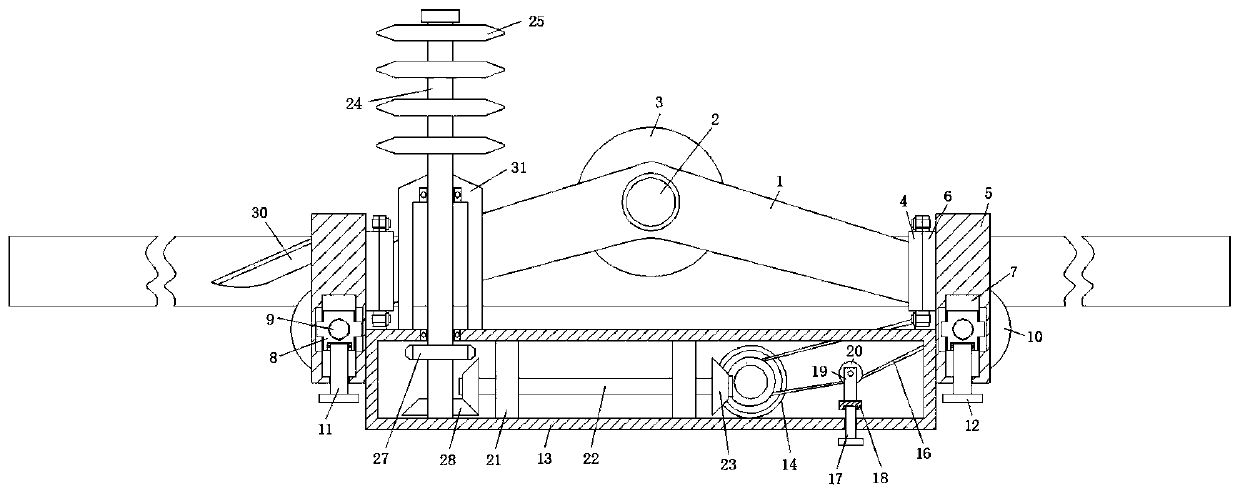 Troubleshooting device for high-altitude cable maintenance