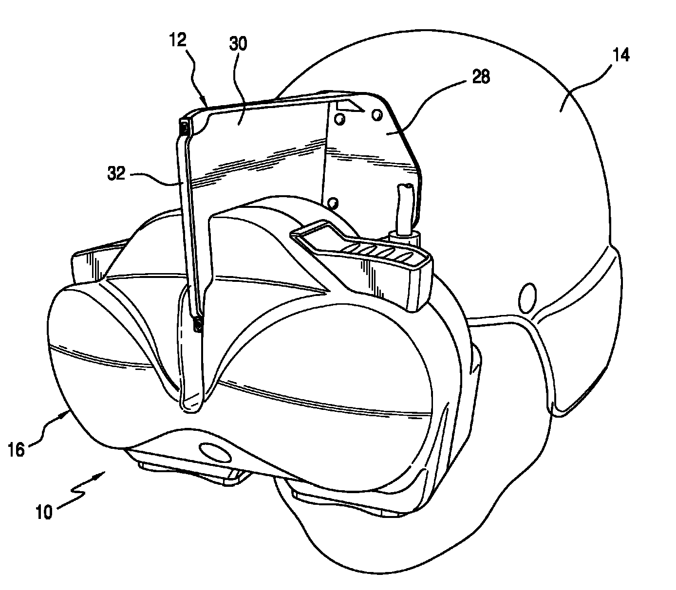 Quick adjustment mechanism for head or helmet mounted displays