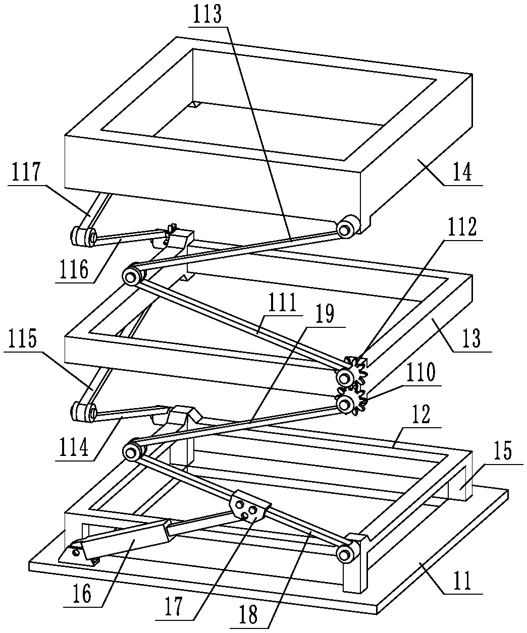 Telescopic type rock climbing training device