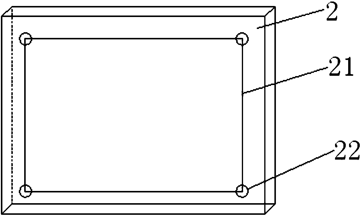 A flat-opening retaining wall