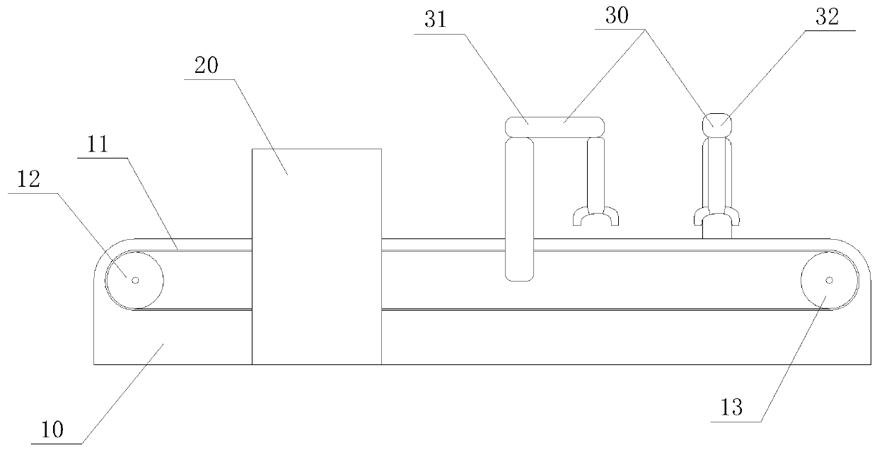 Robot and peculiar smell treatment combined garbage classification method and system