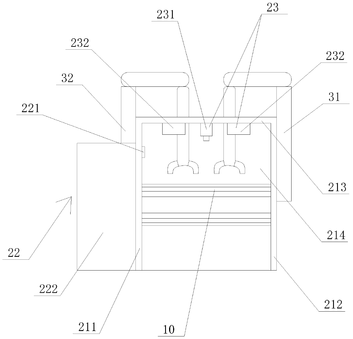 Robot and peculiar smell treatment combined garbage classification method and system