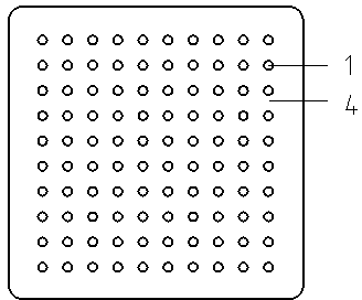 Application method of rape seed counting and bed changing cups