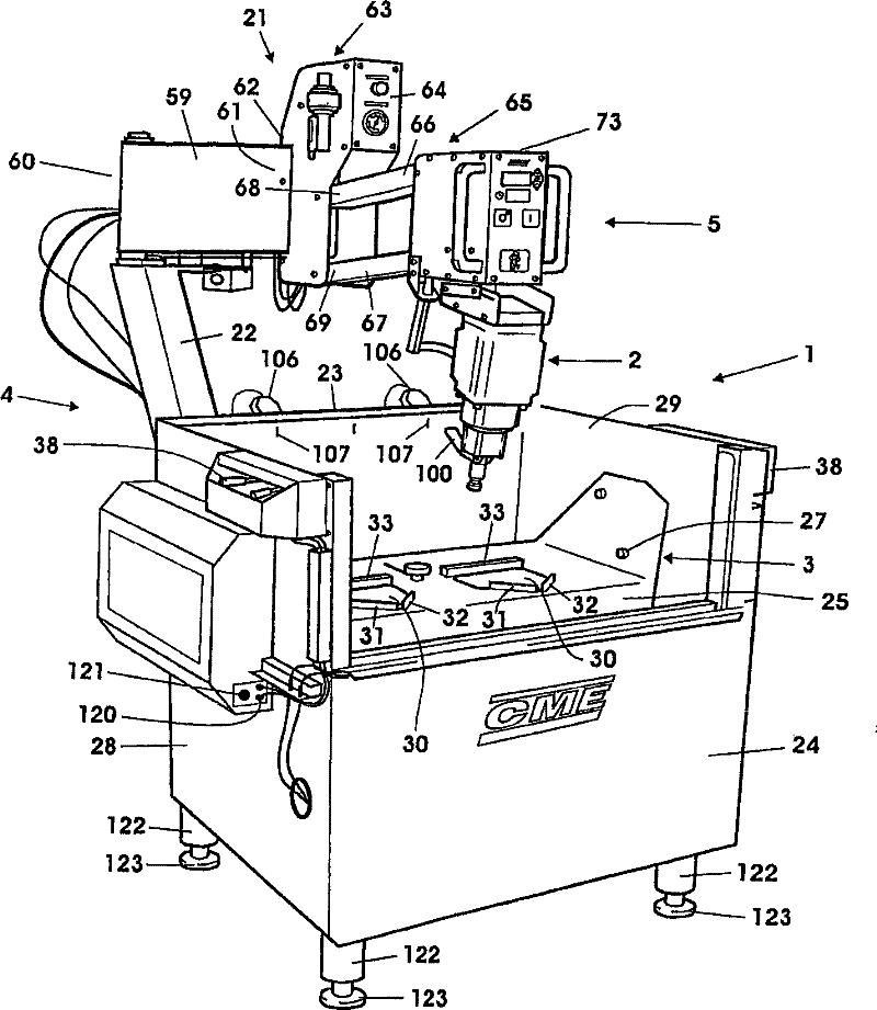 Grinding apparatus for buttons on rock drill bit