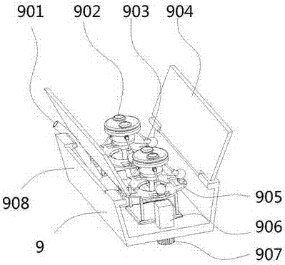 Bridge bottom surface coating device and construction method thereof