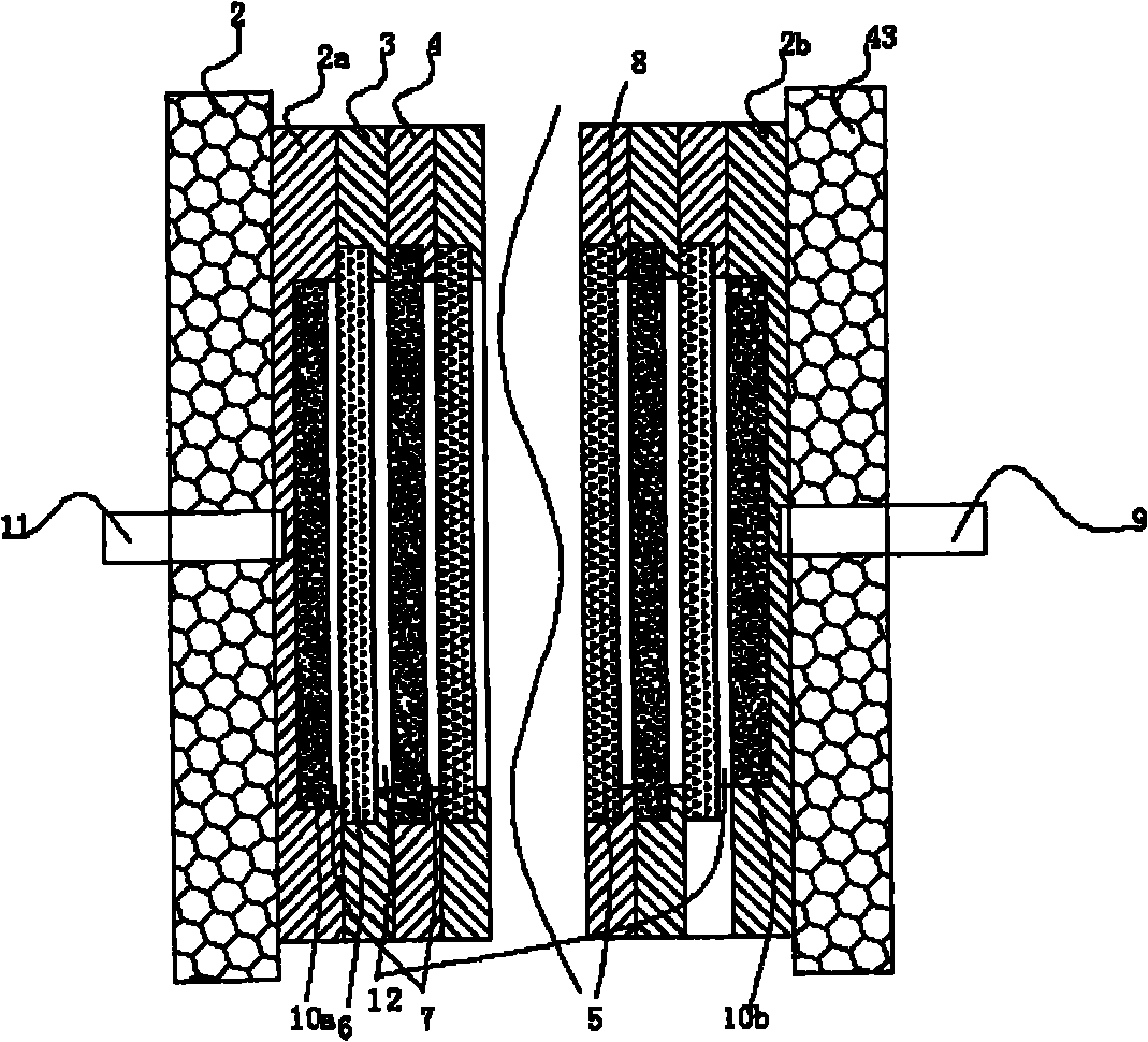 Laser welding method and device for battery component with bipolar structure