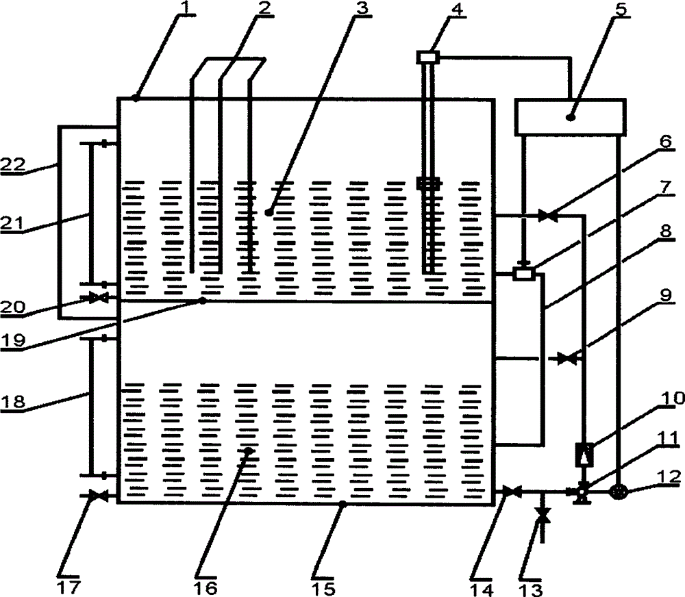 Liquid resistor load device for controlling resistance of liquid resistor through controller