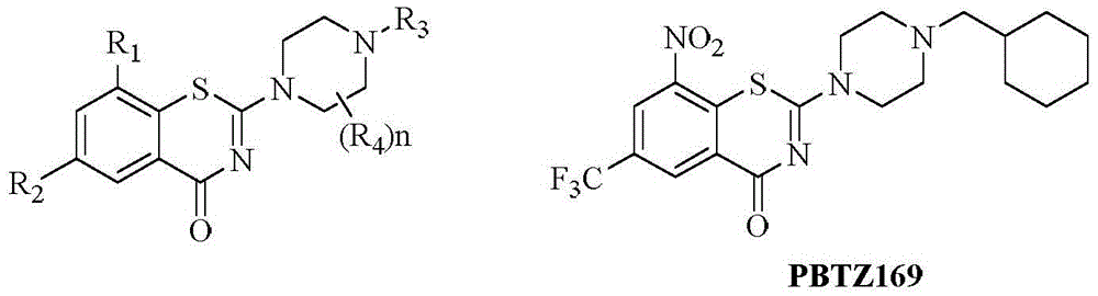 Benzothiazine-4-ketone compounds containing basic nitrogen heterocyclic fragments and preparing methods of benzothiazine-4-ketone compounds