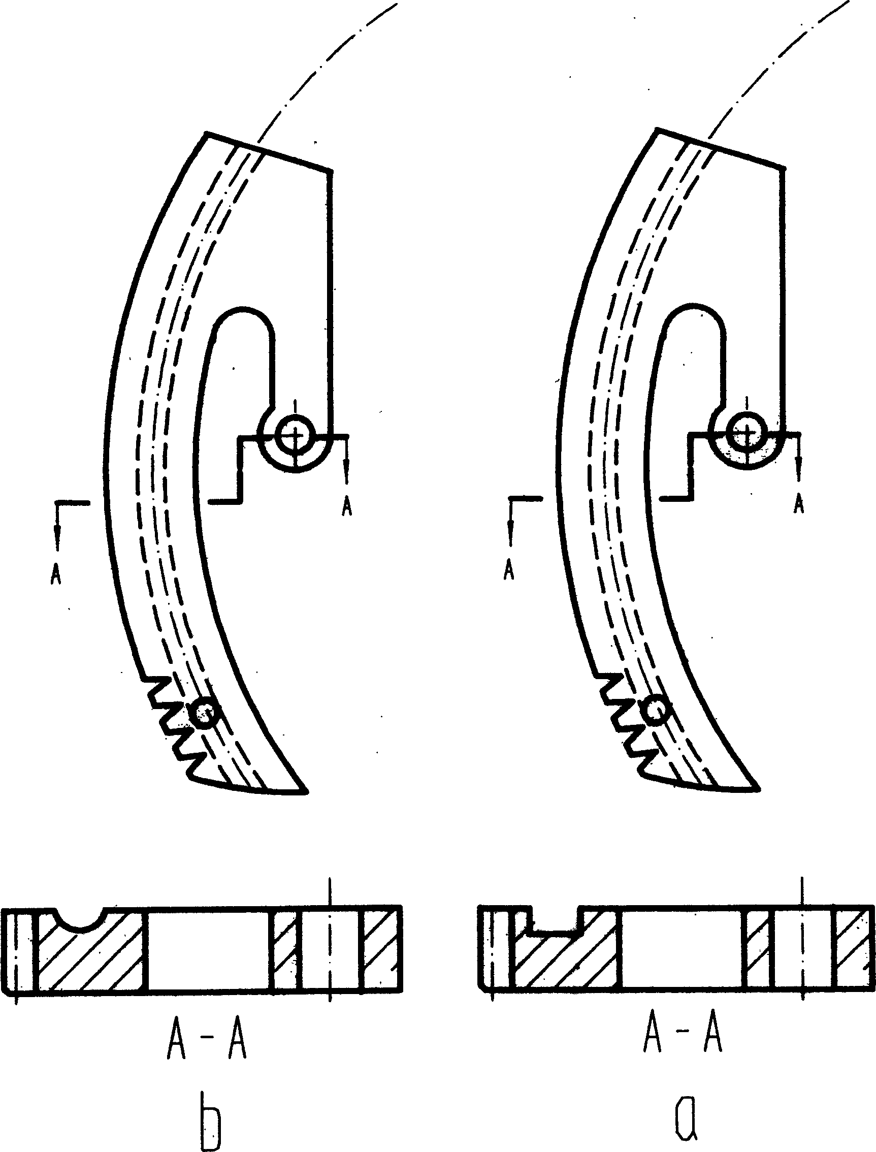 Electric tilting hinge for intelligent slope roof window