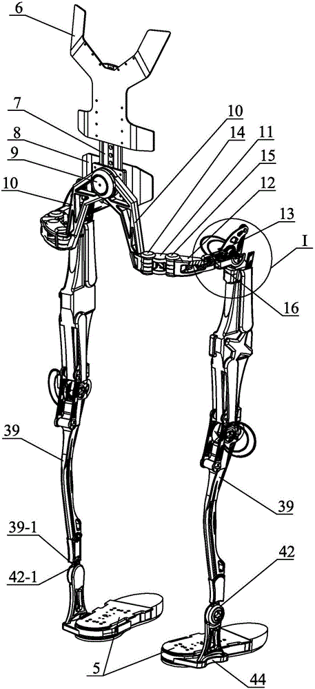 Light-weight high-speed large-load lower limb exoskeleton robot