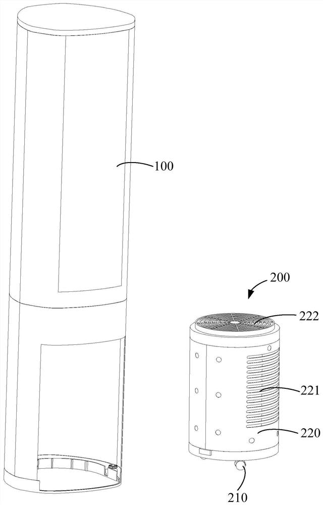 Floor type air conditioner indoor unit, control method thereof and air conditioner