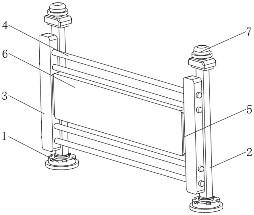 Road and bridge side protective fence for safety protection