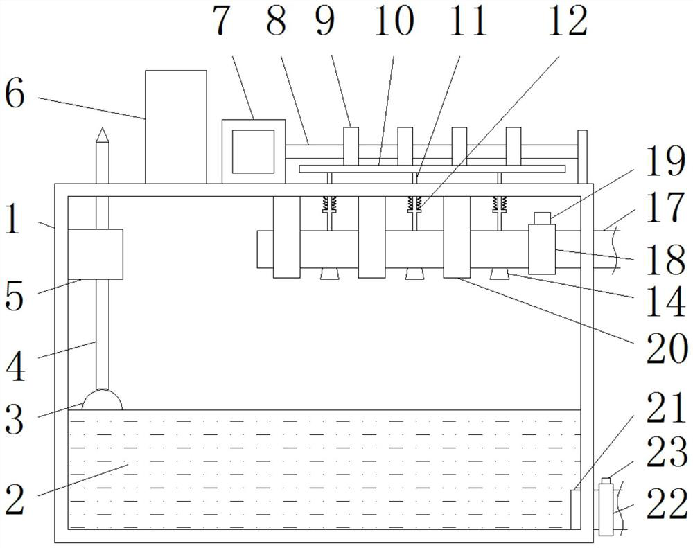 Water supply full-area networking water tank regulation and storage energy-saving and water-saving dispatching system