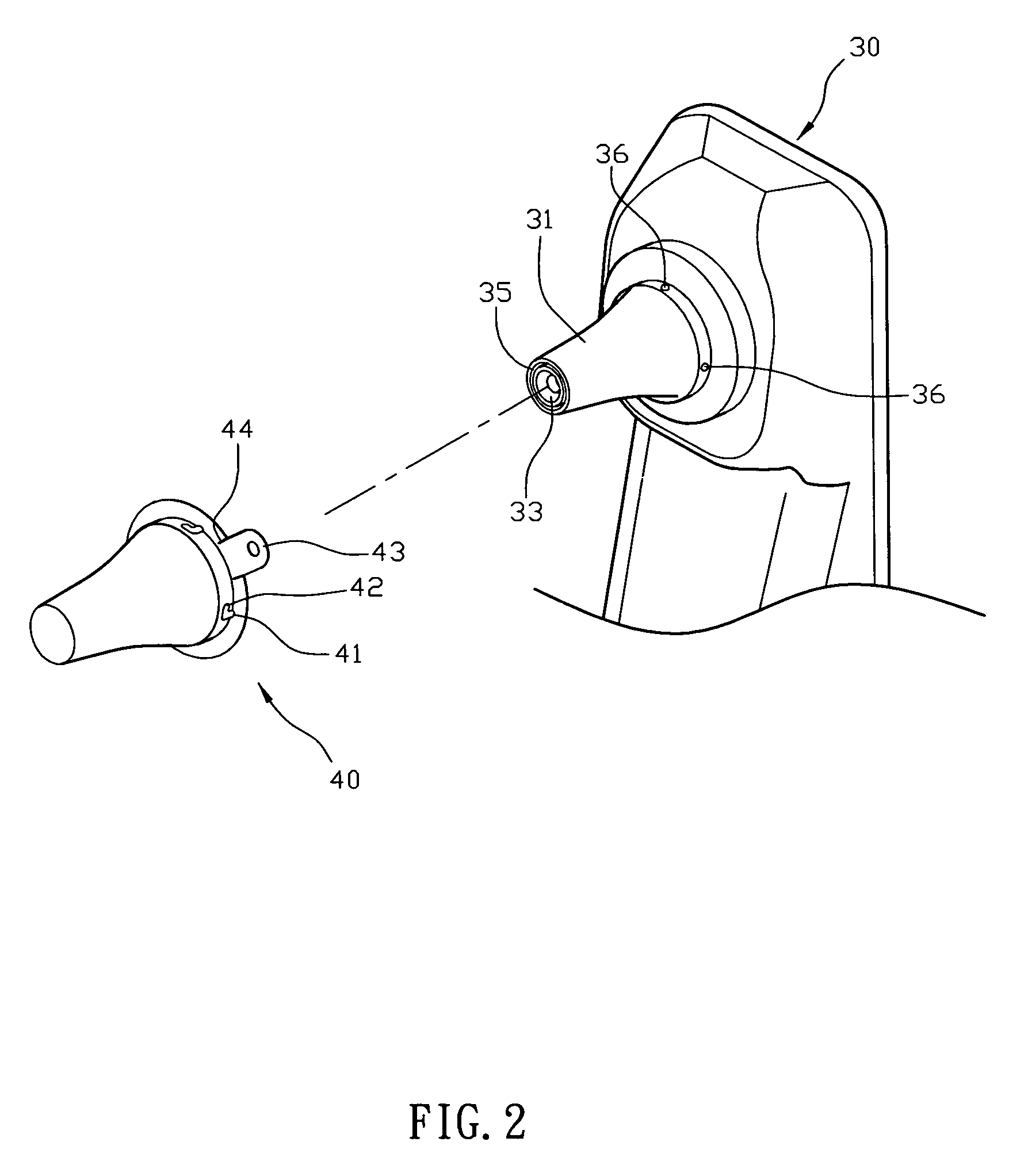 Ear thermometer having breakable ear cap