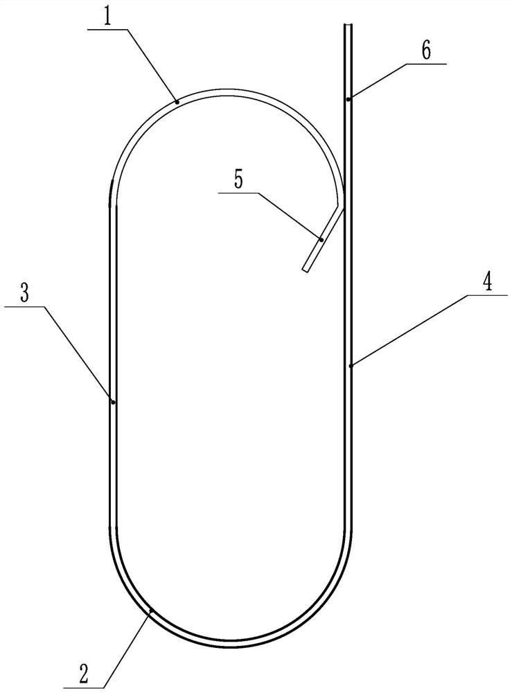 Anti-falling pin for power transmission line