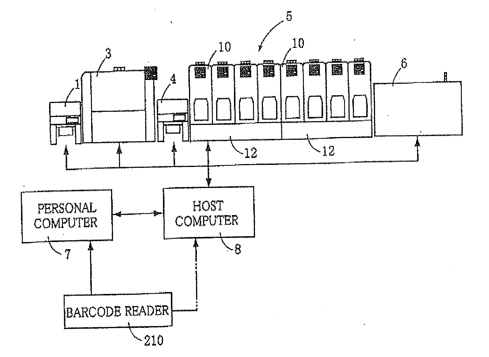 Electronic-circuit assembling process and electronic-circuit assembling system