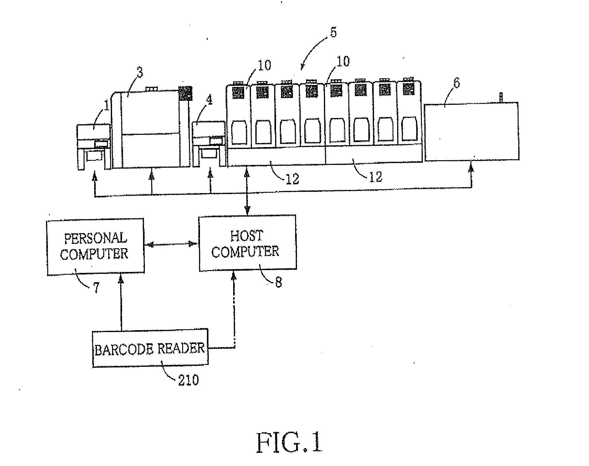 Electronic-circuit assembling process and electronic-circuit assembling system