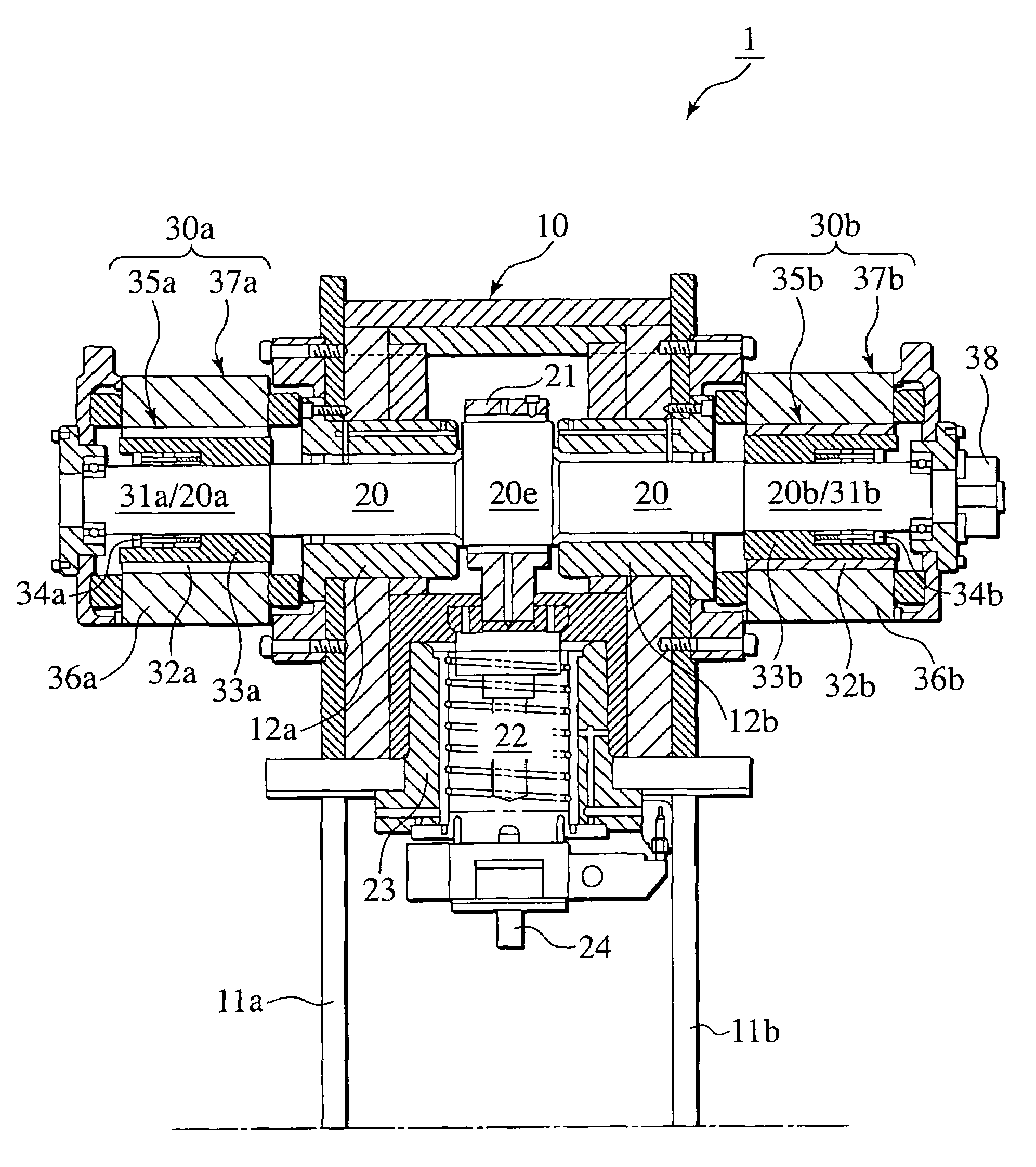 Servo-drive system and continuous finishing system of press