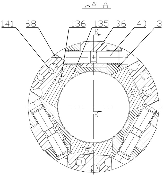 Underground rotary guiding device