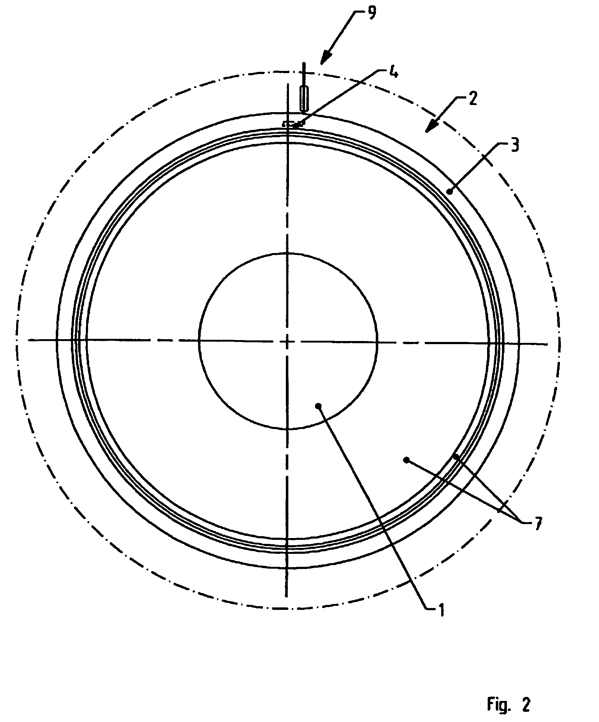 Annular sensor housing