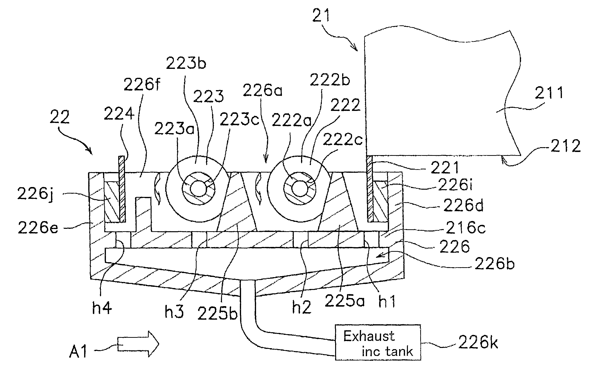 Cleaning method and cleaning unit of ink ejection section, and image forming apparatus