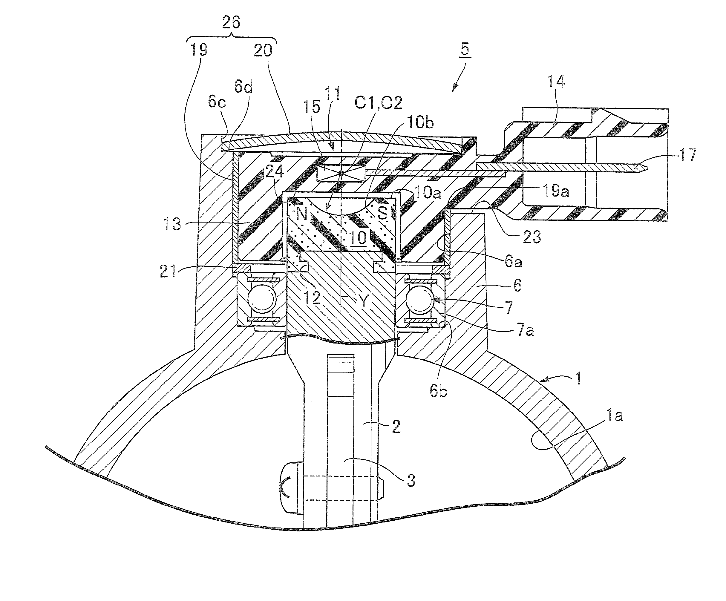 Rotation angle detector